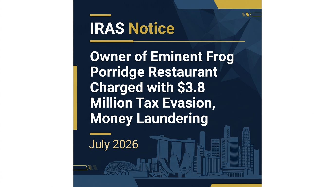 Owner of Eminent Frog Porridge Restaurant Charged with $3.8 Million Tax Evasion, Money Laundering