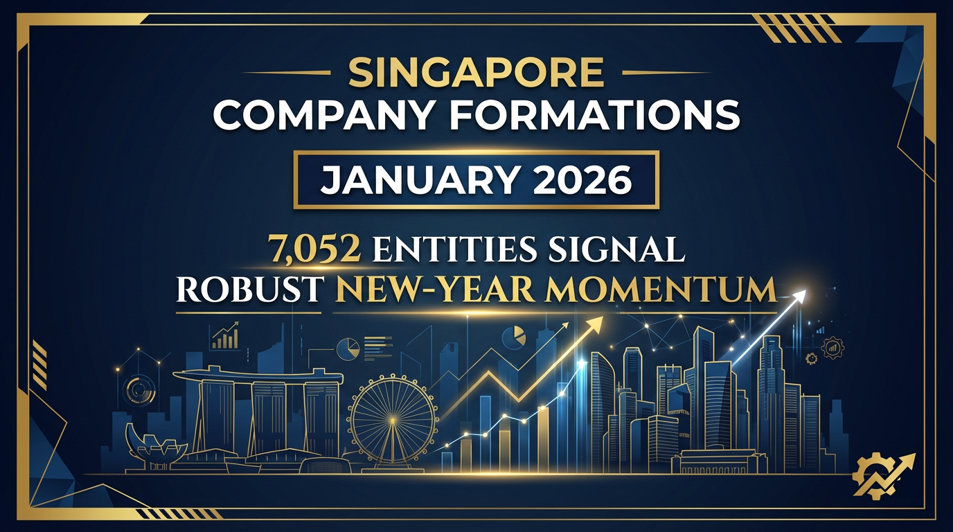 Singapore Company Formations: January 2026 — 7,052 Entities Signal Robust New-Year Momentum